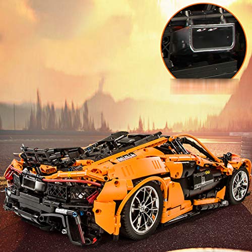 Foxom Technik Bausteine Auto, 3228Teile 1:8 Racing Auto Technic Bausteine Konstruktionsspielzeug Kompatibel mit Lego… – Bild 6
