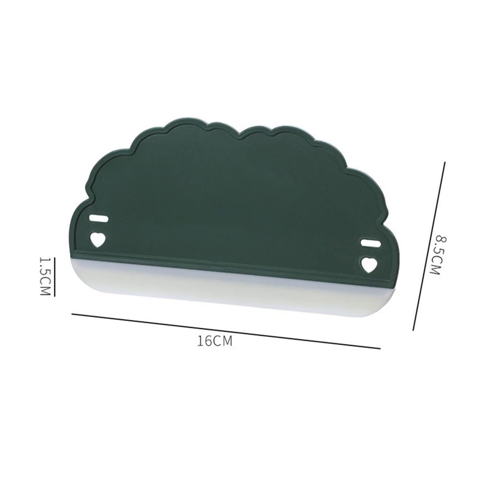 Rasquetas para Ducha, Enjugador de Ducha Verde el 16x8.5x1.5cm for Limpiador Cristal del Espejo Cuarto baño