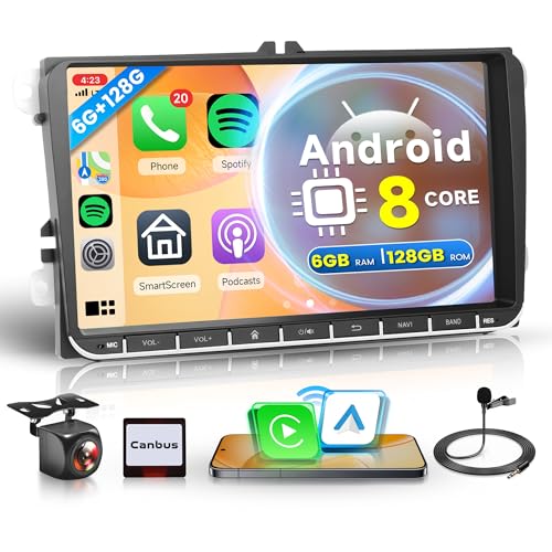 Carplay sans fil autoradio VW Touran Tiguan pour vos voyages en famille