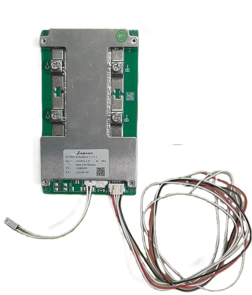 HKN 4S 100A Smart BMS for LiFePO4 Battery Packs,UART Supported, Active Balancing, Overcharge & Short Circuit Protection for Solar, E-Bike, Inverter & DIY Power Systems-image-27