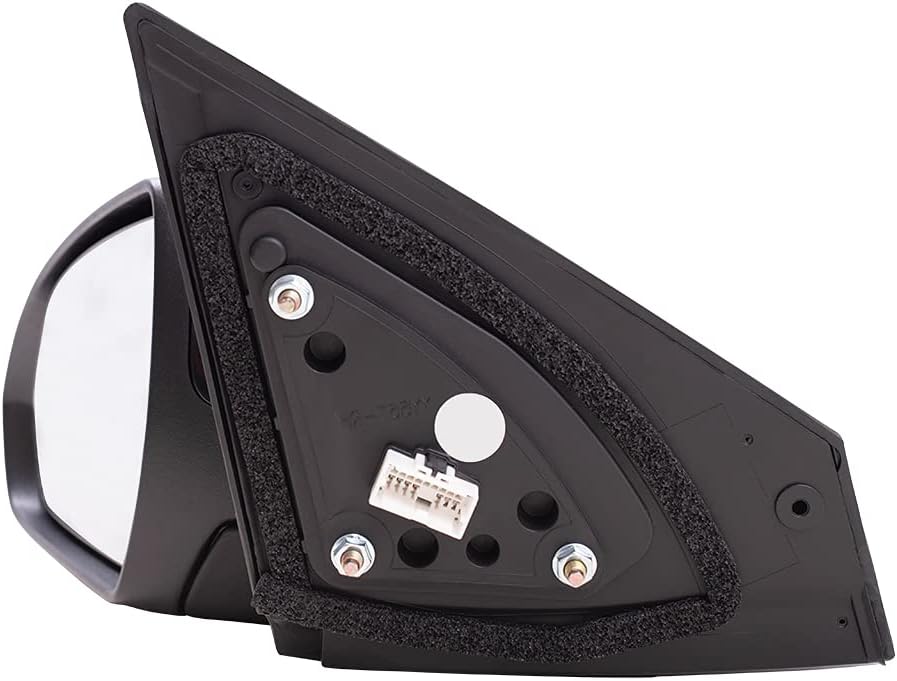 Brock Replacement Driver Side Power Mirror Paint to Match Black with Heat and Blind Spot Detection without Signal or Memory Compatible with 2017-2020 Hyundai Elantra Korea Built ONLY