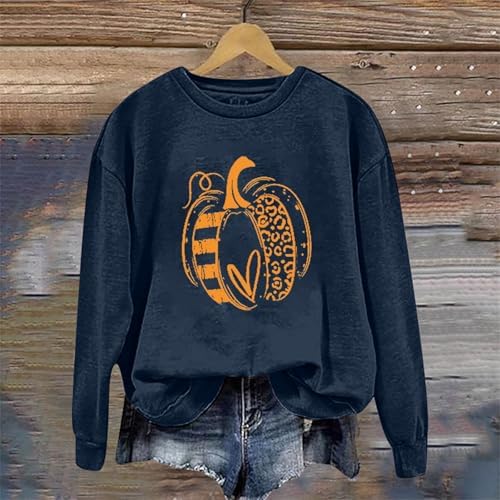 Halloween Kürbis Hoodie Damen - Kapuzenpullover Mit Reißverschluss