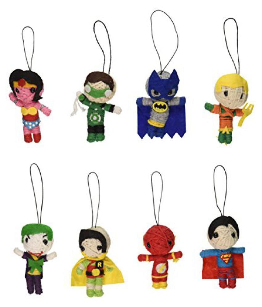 Muñecos en cuerda de superheroes set de 10 miniatura 1
