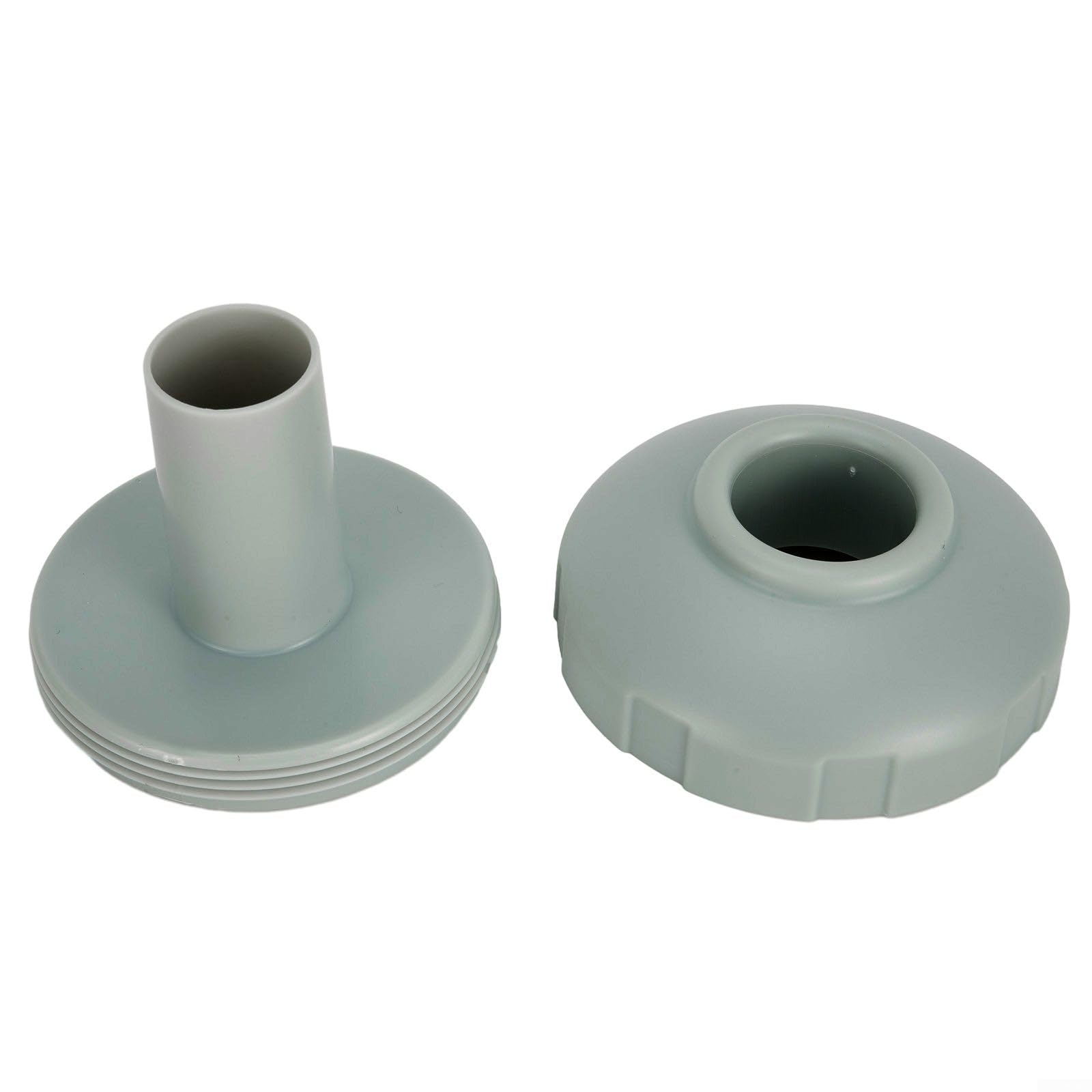 Ugello Di Ingresso Per Piscina 11070, Adattatore In Plastica Grigia Per Skimmer E Pompa, Attacco A Vite, Dimensioni 8,8x8,8x8,8 Cm