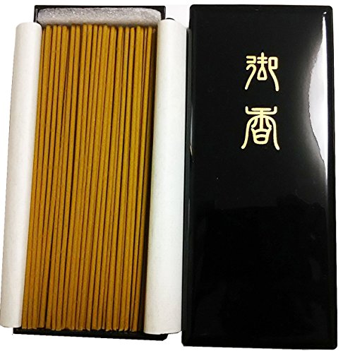 (御供 のし付き 包装品) 淡路梅薫堂 贈答用 お線香 白檀 香花木 塗箱入り 高級線香 サンダルウッド 天然白檀 ギフト お供え物 #851fbans