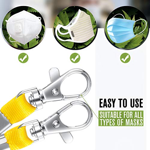 Kaptron NL-10-01 Pack Face Mask Lanyards For Kids Adults, Adjustable Mask Lanyard Face Mask Holder Strap thumb #3