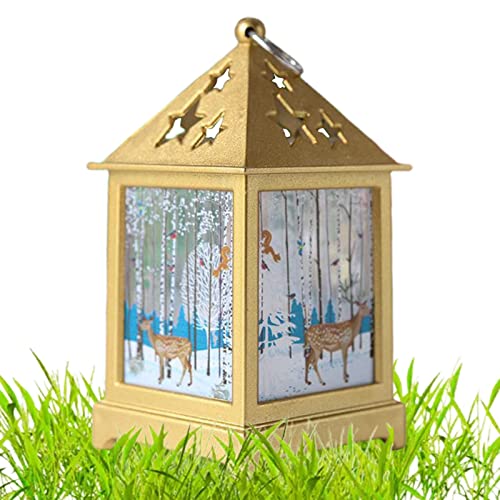Limitoll Flammenlose Krippenlaterne | Weihnachtskrippe flammenlose...