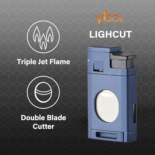 Encendedor triple antorcha Visol con cortador integrado miniatura 2