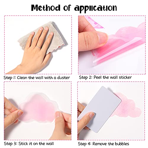 4 Hojas de Vinilos Unicornio para Pared Decorativos miniatura 4