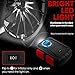 FORTEM Portable Tire Inflator 150 PSI, Air Compressor for Car, 110V AC 12V DC Air Pump for Bike Tires, Digital Tire Pressure Gauge w/Auto Shut Off, LED Light, Carrying Case