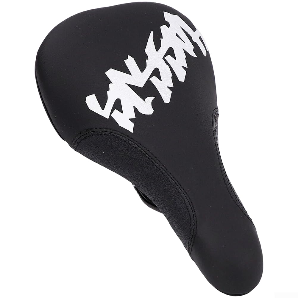 Posheliox Mountain Bike Saddle Ergonomic DH Seat Cushion Shock Absorbing Waterproof Anti Slip for Downhill Cycling Long Ride Comfort(Black And Silver)