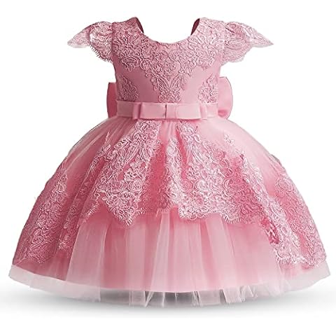 TTYAOVO Baby Girl Flower Dress with Lace Cover