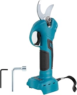 Electric Pruning Shear, Professional Cordless Brushless Pruner 40mm/1.6in Max 4 Gear Adjustable, Battery Powered Tree Branch Pruner Durable Branches Scissor Tool for Gardening Tree(NO Battery)