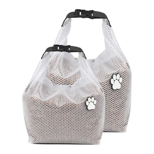 Hundefutter-Reisetasche, Reisebehälter für Hundefutter, 2 Stück, wasserdicht, 10 kg, perfekt für Campingausflüge, Hundepensionen und Wochenendausflüge