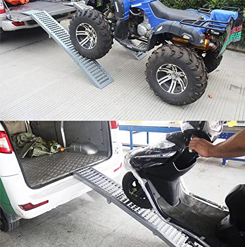 Rampa Plegable de Hierro para Autos y Motos 78.7in Largo miniatura 2