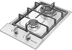 FOGÃO DE MESA COOKTOP 2 BOCAS AÇO INOX À GÁS SUGGAR FG2002IX