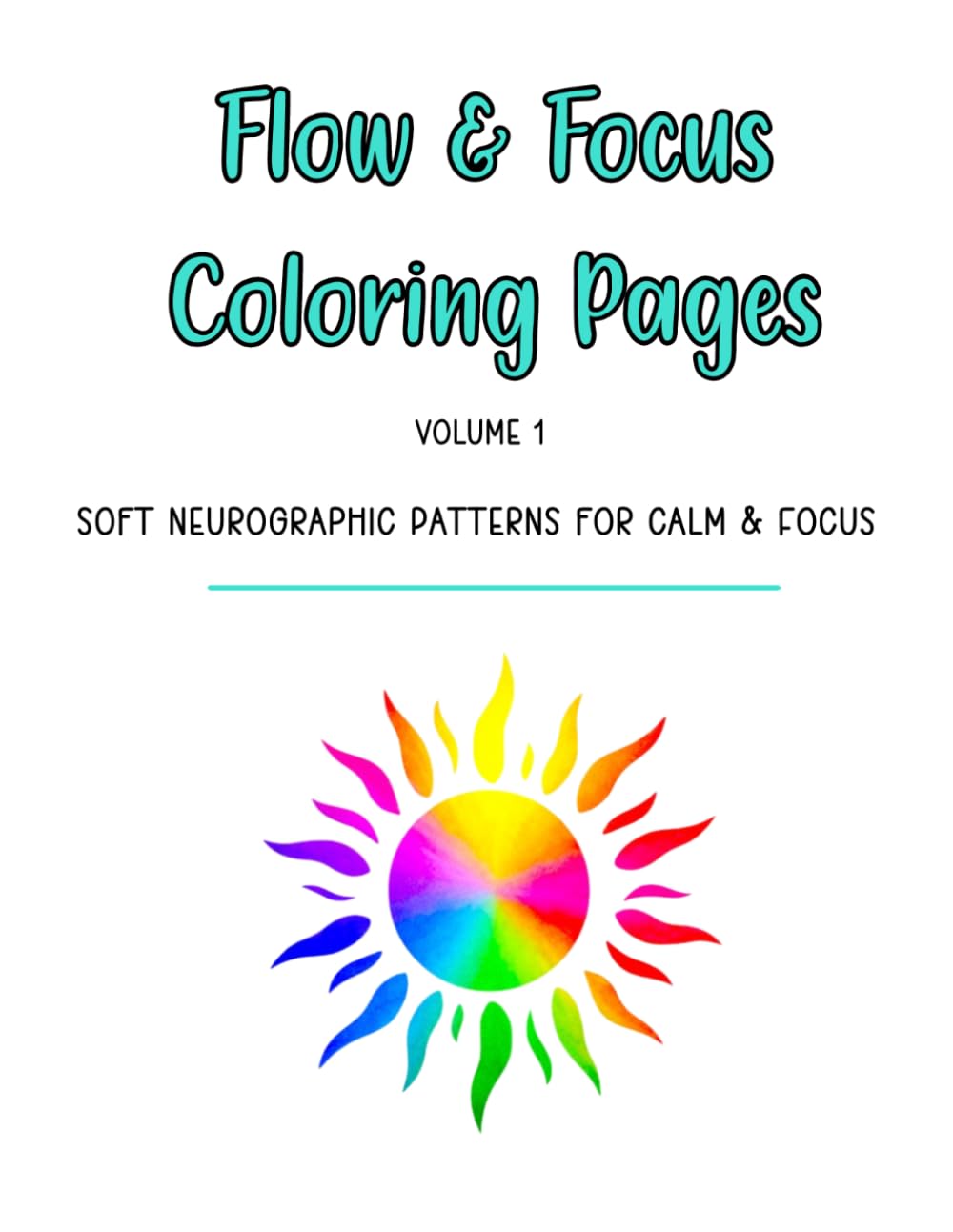 Flow & Focus Coloring Pages: Soft Neurographic Patterns for Calm & Focus