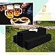 Showgeous Biertischhusse & Bierhockerhusse Set 3 TLG Für 70cm Breiten Standard Biertisch, Bierhockerhusse Bierzeltgarnitur Für Private Feiern, Partys, Oktoberfest (Schwarz)