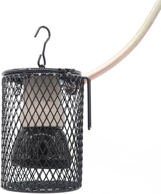 lygchii Bird Heat Lamp, Protective Reptile Heater Guard