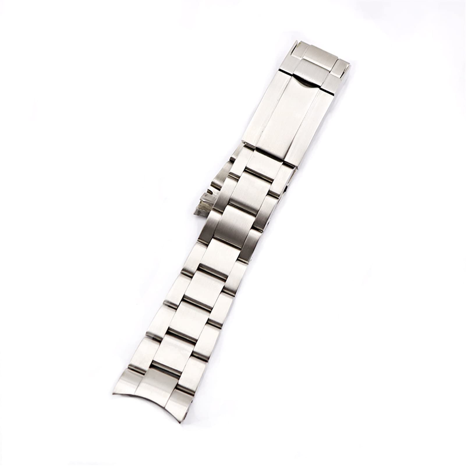 20 21 mm pasek do zegarka ze stali nierdzewnej masywne zakrzywione końcówki śrubowe ogniwa bransoletka na nadgarstek do zegarka Rolex Submariner Oyster Datejust