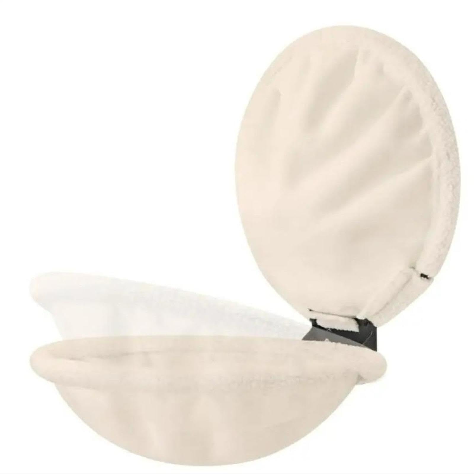 LOVIVER Hamac pour Chat, Support Suspendu Doux en Velours et Fer, Hamac pour Félin Pliable Confortable Fixation Murale, Lit Escalade pour Dormir/Jouer, Installation Facile, Blanc