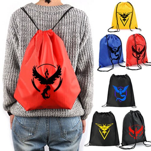 Generic azul marca: equipo Mystic lnstict valor Pokemon Go cordón mochila nuevo deporte