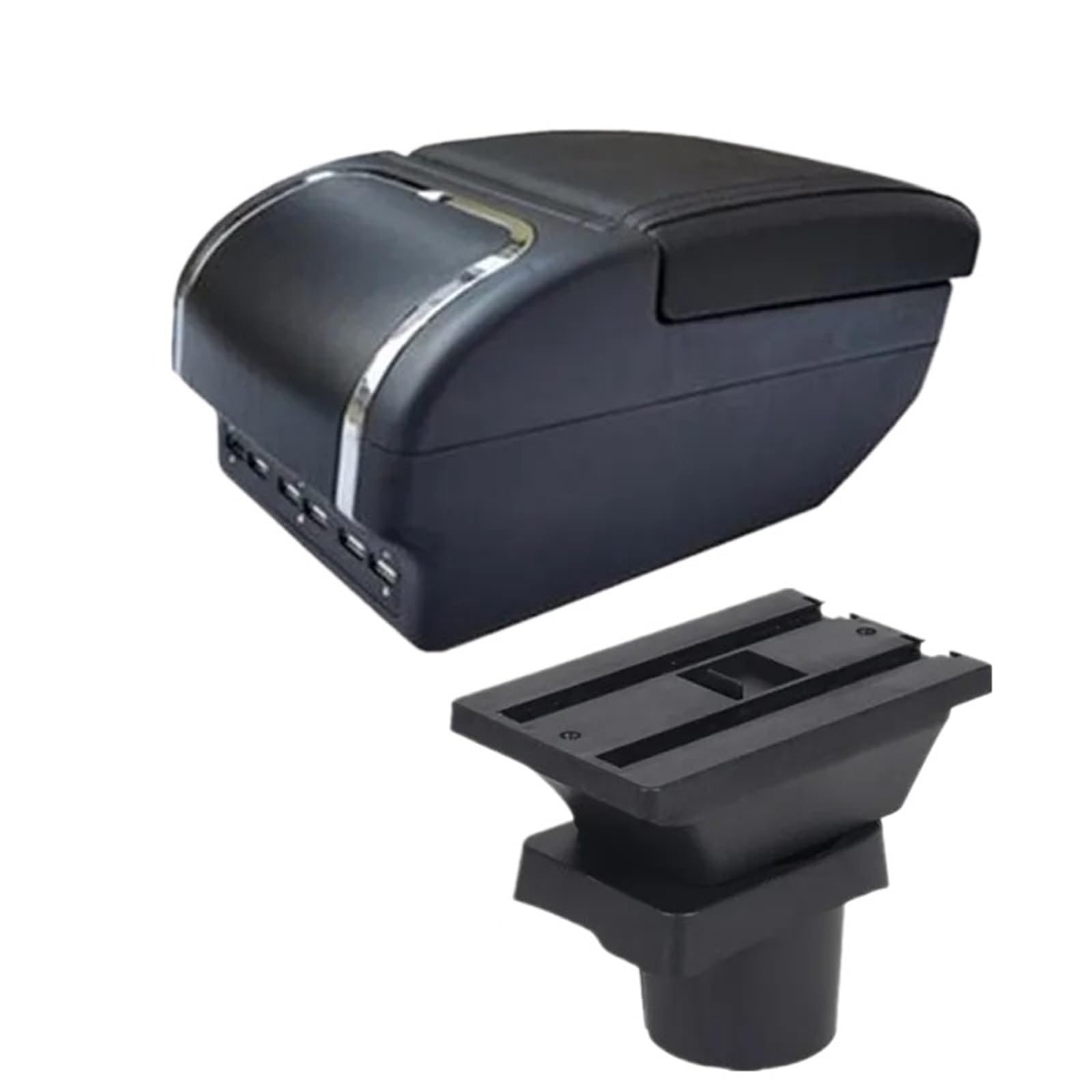 JMOLXURI Car Armrest Box For MINI For Cooper R50 R52 R53 R56 R57 R58 F55 F56 F57 Car Armrest Box Center Console