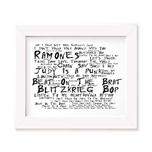 Preisvergleich Produktbild Ramones Art Print - Ramones - Unframed Lyrics Poster