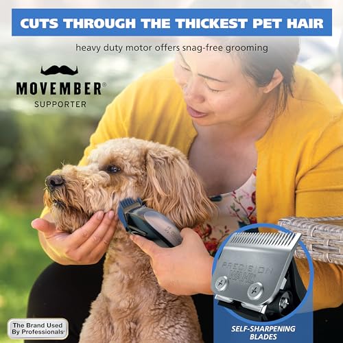 Image of Wahl USA Lithium Ion Pro Series Cordless Animal Clippers - Rechargeable, Heavy-Duty, Electric Dog & Cat Grooming Kit for Small & Large Breeds with Thick to Heavy Coats - Model 9766