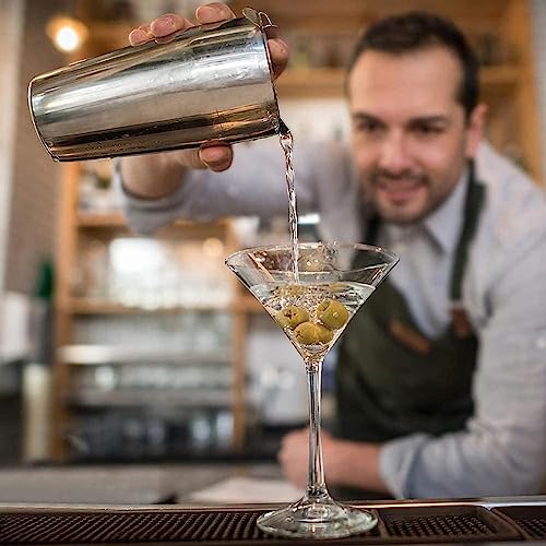 Set de coctelera y kit bartender 11 piezas acero inox miniatura 3