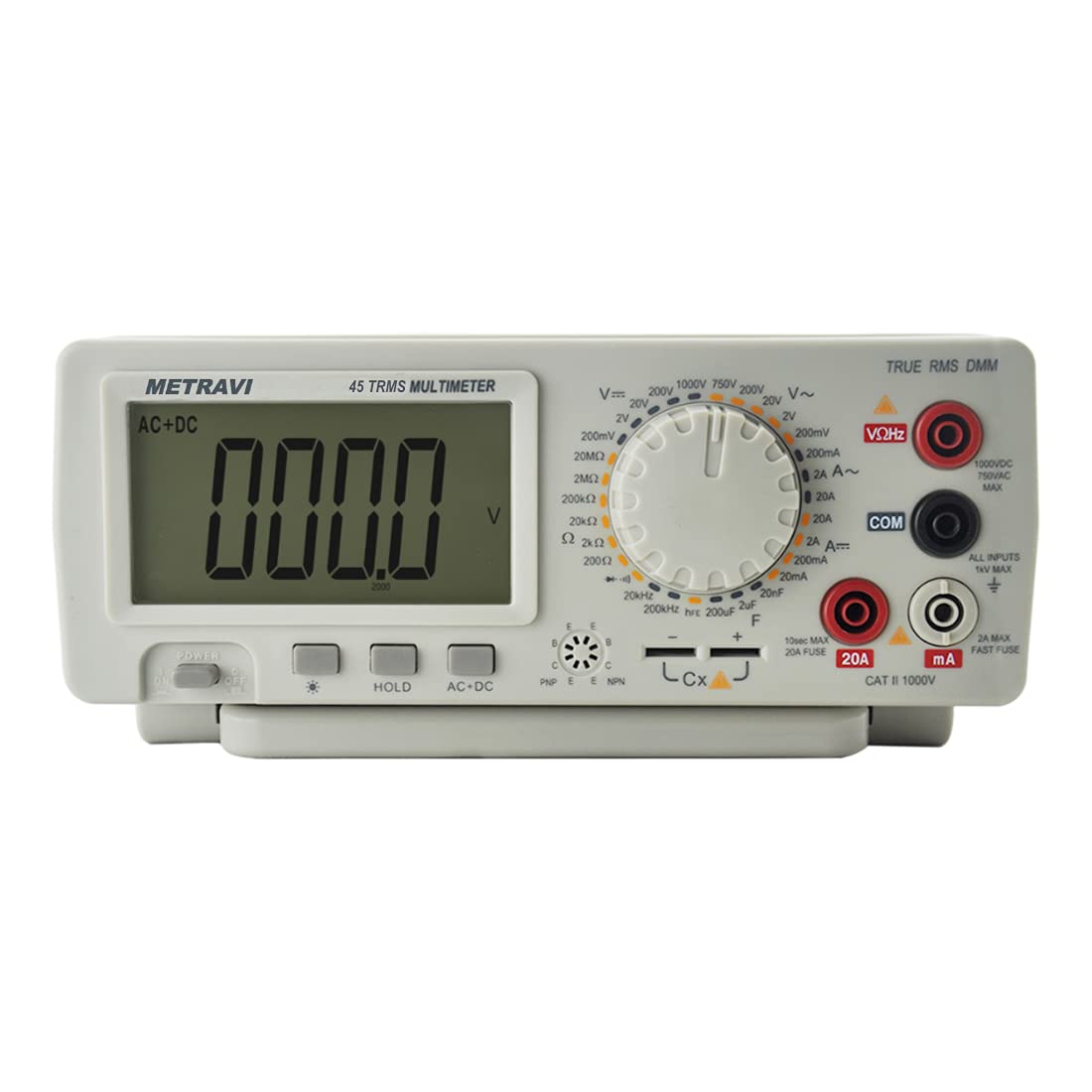 Metravi 45 T-RMS Bench Type Multimeter (B07SR3C4QH) Amazon Price History, Amazon Price Tracker