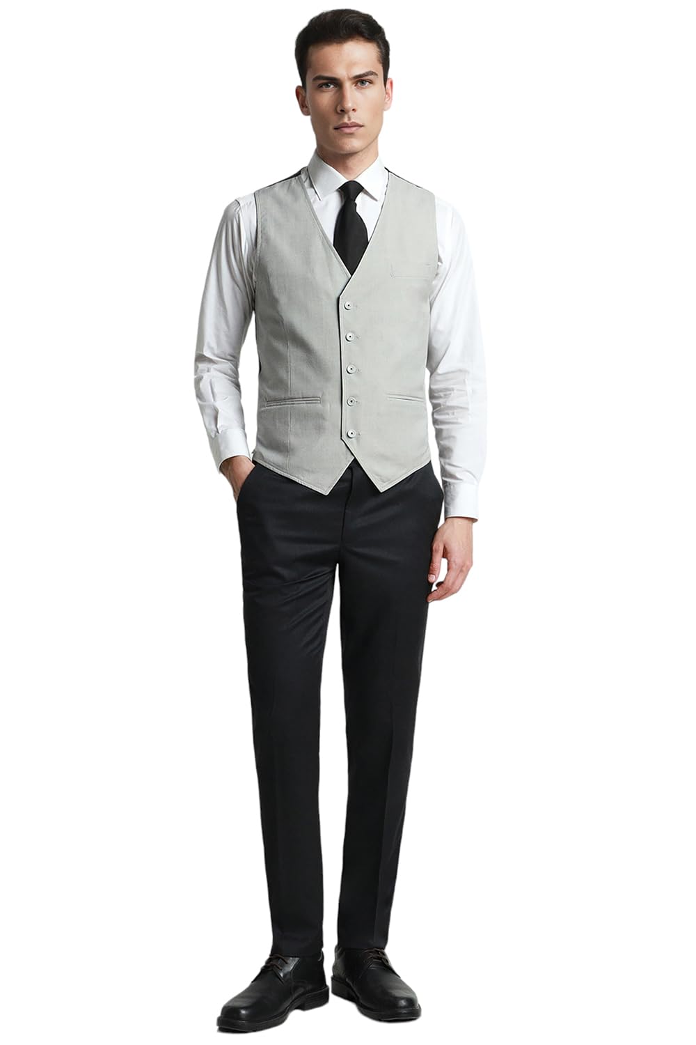 peter england Men's Polyester Blend Three Piece Suit-Dress Set-picture-30