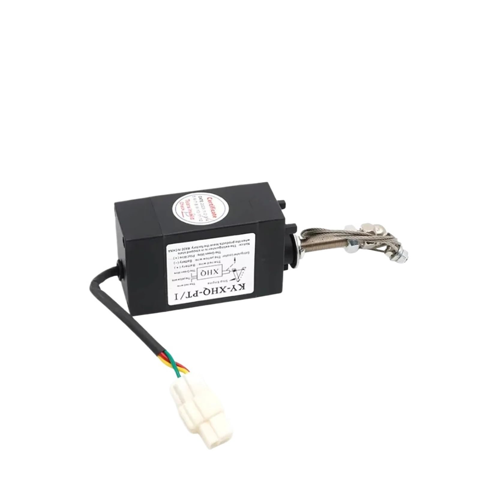 Hdrtcbu 12V Solenoid Valve Power Off Pull Type Engine Accessory Stop Solenoid Fuel Stop Solenoid
