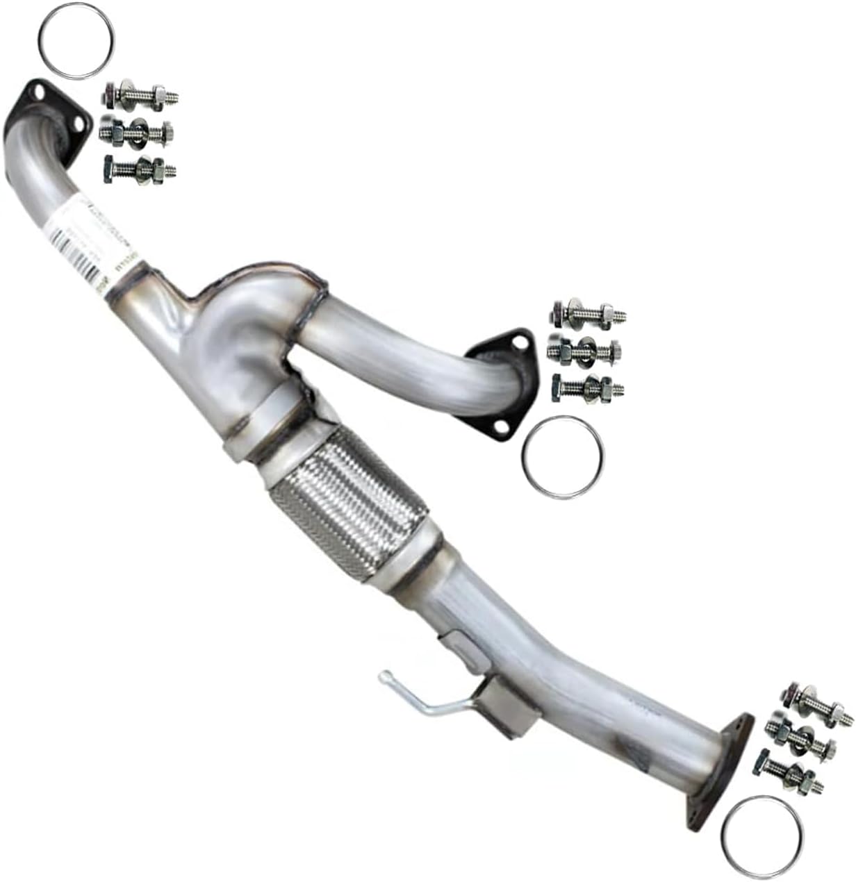 Exhaust Front Flex Y-Pipe Compatible for 2007 Honda Odyssey 3.5L | Stainless Steel | Northeastern Exhaust | Free Gaskets and Bolt Kit Included | Direct-Fit Replacement