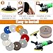 50-8000 Grit Pads, 11 PCS Wet/Dry Granite Polish Kit for Drill Grinder Rock Polisher Granite Marble Stone Concrete Tile Tools
