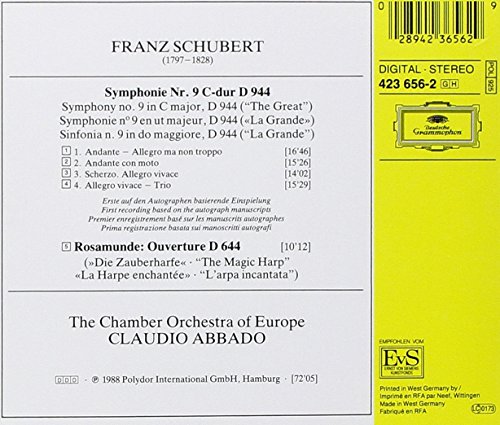 Sym 9 Overture 'Rosamunde