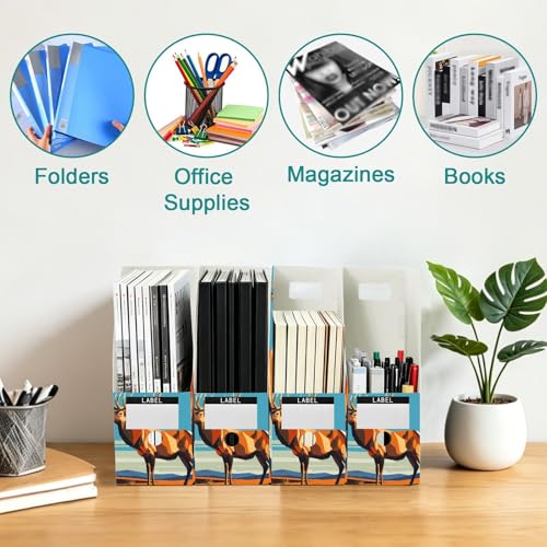 Rangement magazines élan marron pour harmoniser votre bureau à la maison - 8