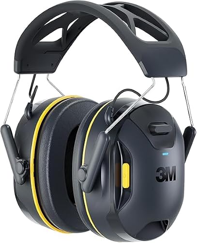 3M WorkTunes Connect Casque antibruit sans fil avec Bluetooth 90570E-1 - 2