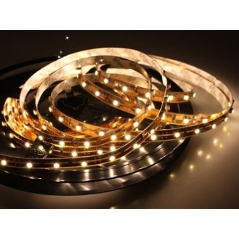 JSG Accessories® 5M 300 LED`s 3528 SMD Warm White Colour Flexible LED Strip Light Non-Waterproof Cover