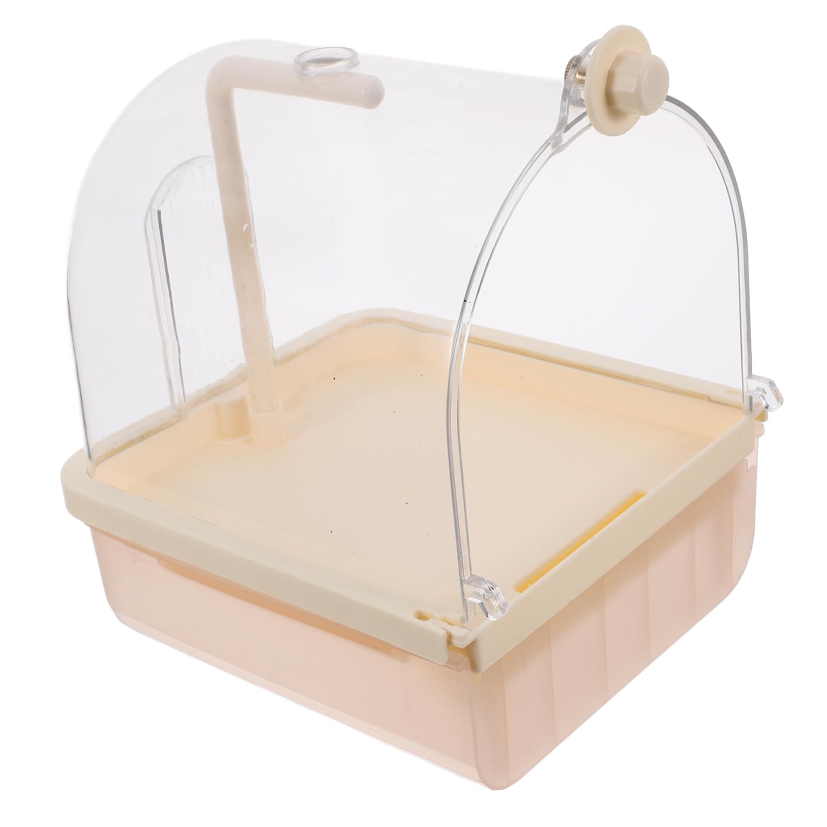 balacoo Automatic Bathtub Bird Grooming Shower Box Bird Bathing Tub Toy Bathing Basin Parakeet Bath for Cage