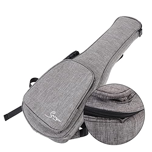 Generic Bolsa para Ukulele de 53 cm, mochila à prova d'água Soprano Ukulele Gigbag com alça de ombr