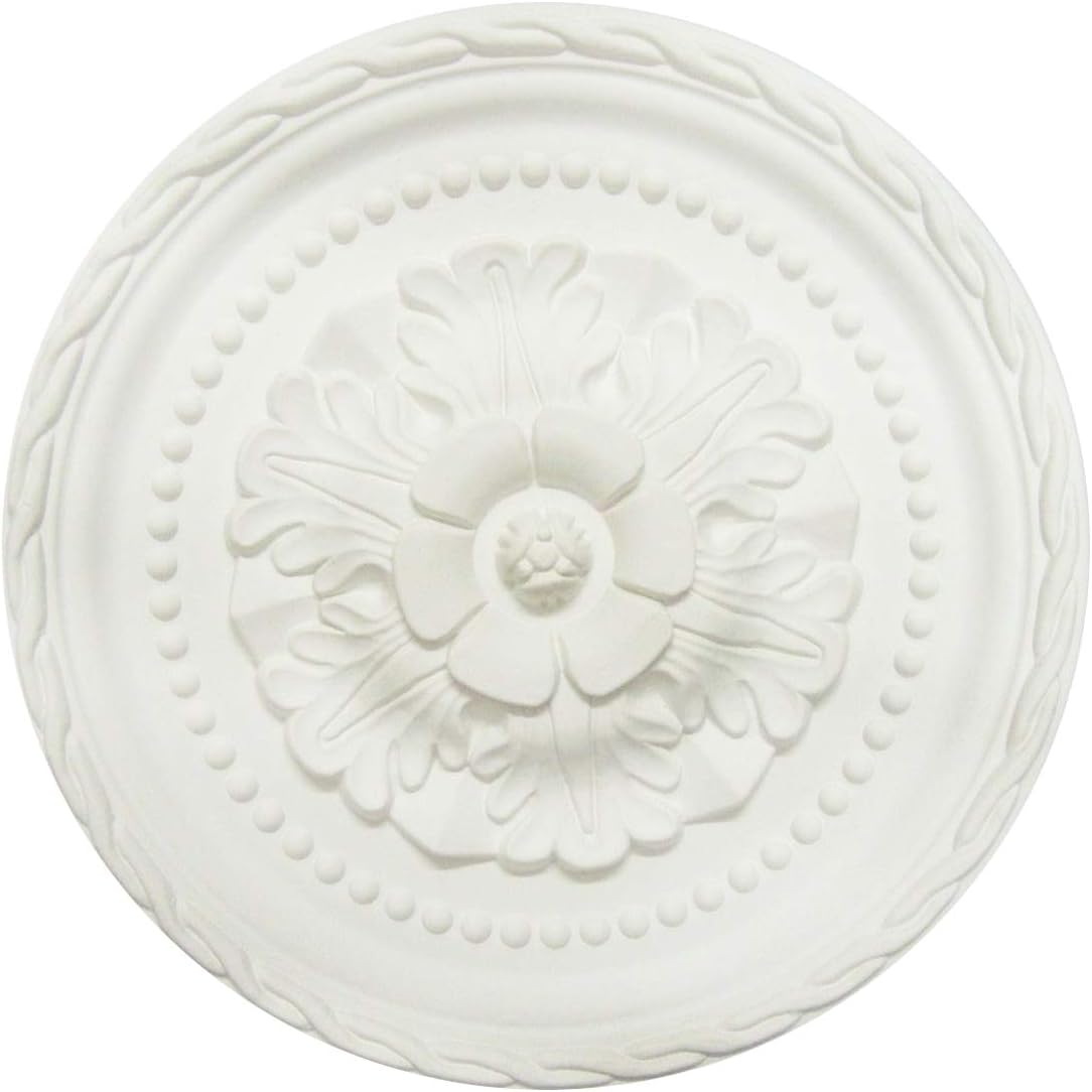 Ceiling Rose Strong Resin - 300mm 'April'