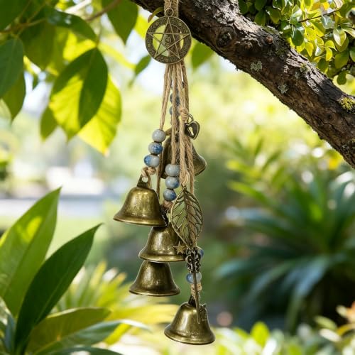 Clochette de Sorcière, Carillon à Vent Extérieur, Son Clair et Agréable, Peut Être Suspendu dans Les Vérandas, aux Fenêtres, aux Balcons et à l’Extérieur