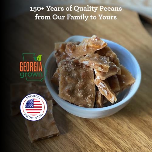 Image of HUDSON PECAN COMPANY Homemade Pecan Brittle: Made with Fresh Georgia Pecans