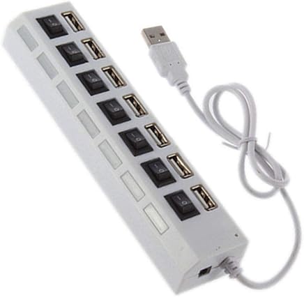 Bomcomi Energ?a del concentrador de Alta Velocidad 4/7 Puerto USB de Encendido/Apagado Expander PC port?til port?til m?ltiple Adaptador convertidor de Splitter Bomcomi Energ?a del concentrador de Alta Velocidad 4/7 Puerto USB de Encendido/Apagado Expander PC port?til port?til m?ltiple Adaptador convertidor de Splitter