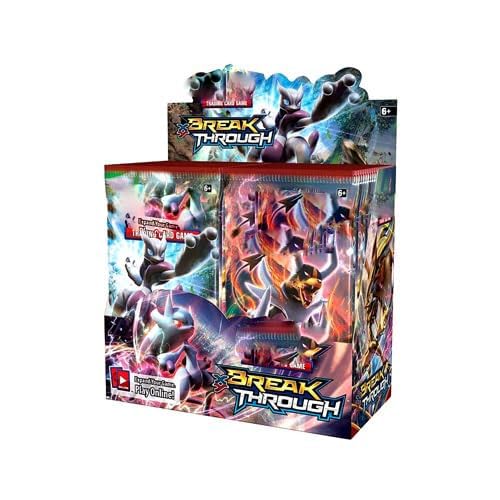 Image of Pokemoon TCG 50 Cardds Bundle | 5 Packs of 10 Random Collectible Trading Cardds | Surprise Cardd Set for Kids & Collectors (Break Through 5 Pack 50 Cards)