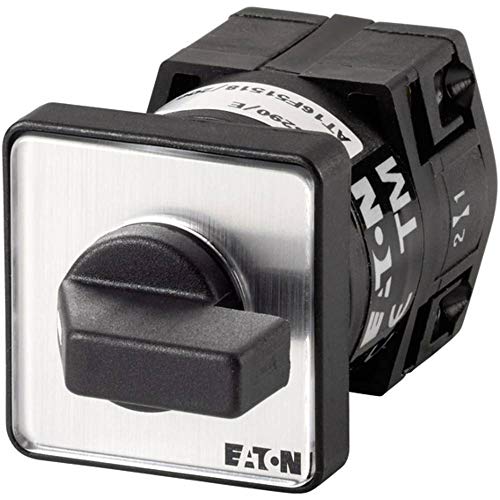 Commutateur à cames Eaton TM-1-8290/E 10 A noir et gris à angle de 90 degrés