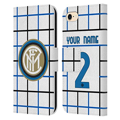 Coque Inter Milan iPhone 7 étui cuir anti-choc qui remplace le portefeuille