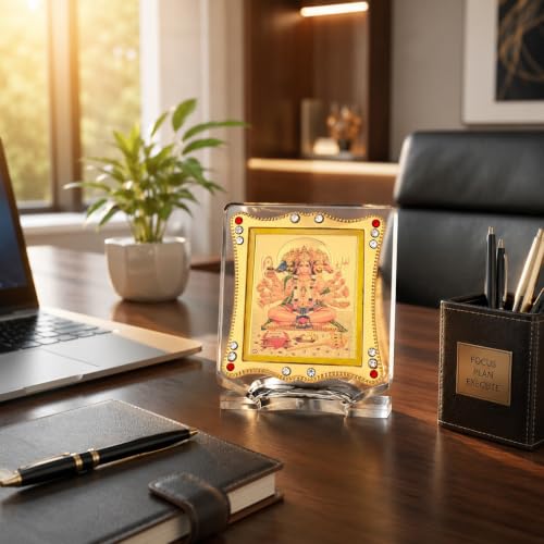 Image of Panchmukhi Hanuman Idol Statue for Car Dashboard Home & Office Showpiece Decor