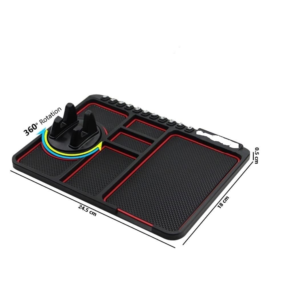 Crobat Car Multi-Function Mobile Phone Bracket Anti-Slip mat car Creative Personality Number Plate Four-in-one Storage PVC Anti-Slip Crobat Car Multi-Function Mobile Phone Bracket Anti-Slip mat car Creative Personality Number Plate Four-in-one Storage PVC Anti-Slip